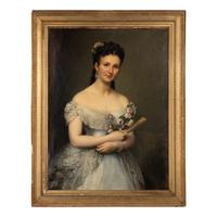 Alexis Joseph Perignon (French, 1806–1882) — Baronne d'Acher de Montgascon nee Thérèse de Beuverard de la Loyére