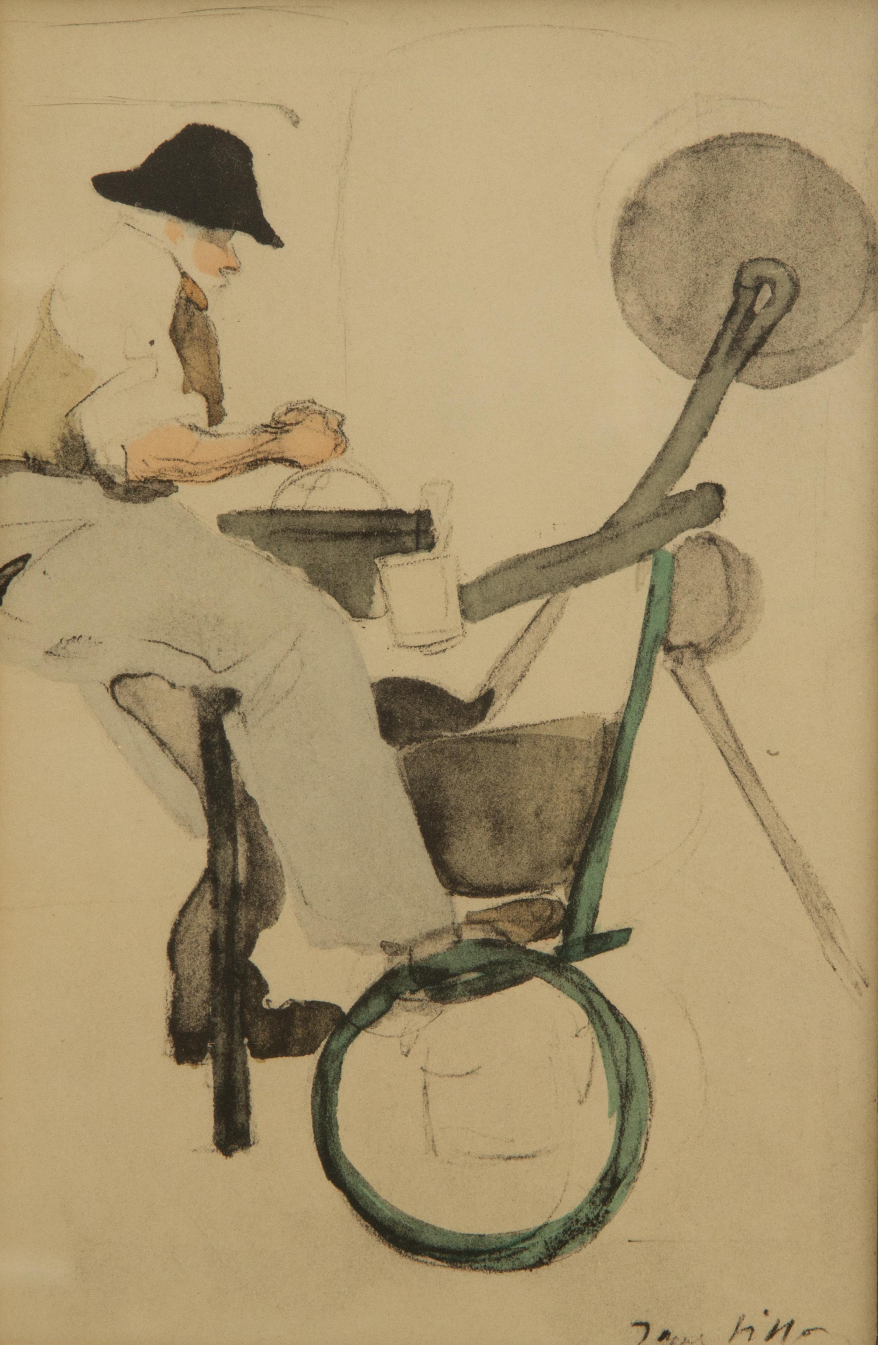 A Portfolio of Prints after Jacques Villon Framed size 18 x 18 inches.