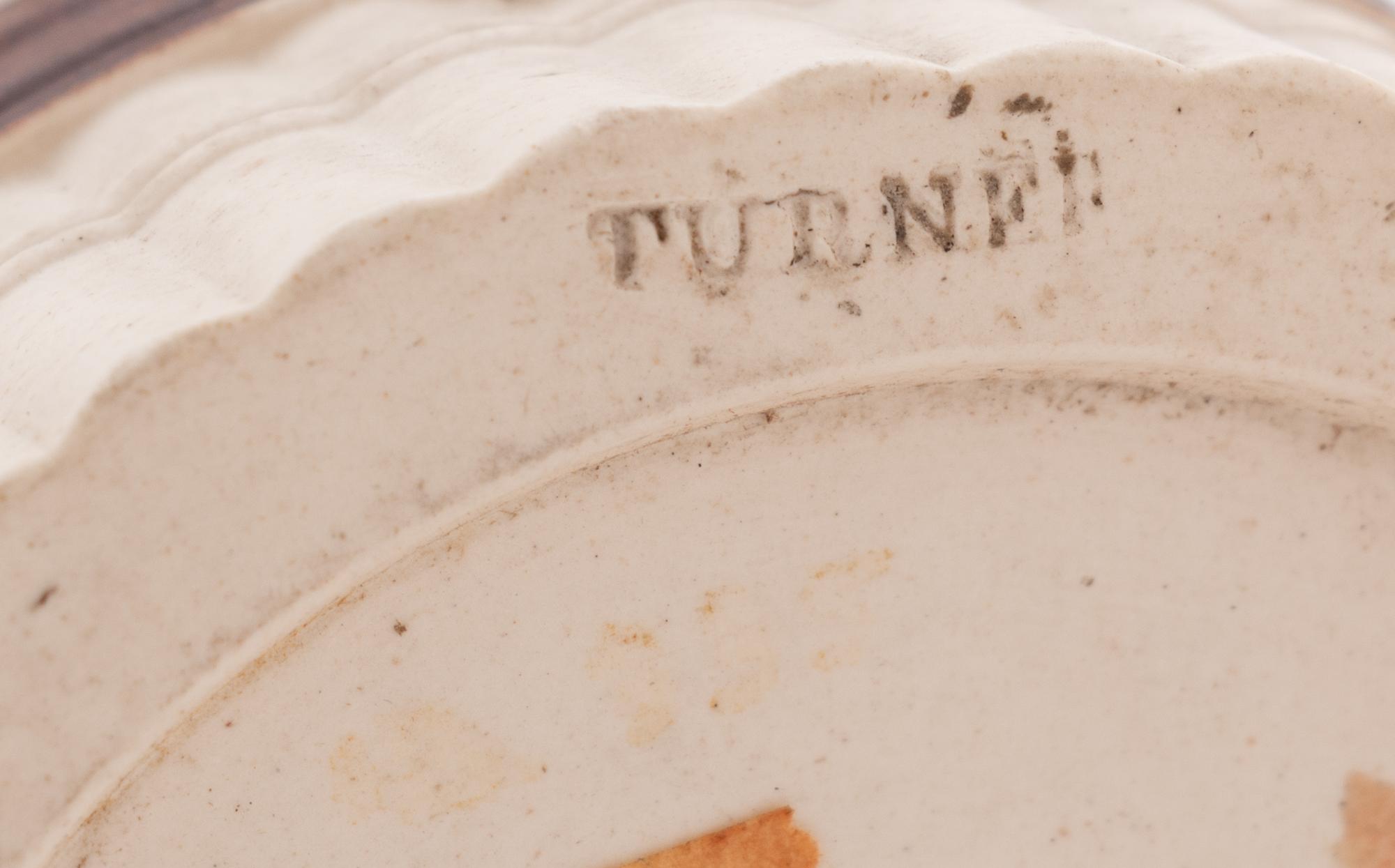 A Staffordshire Brown-Glazed Stoneware Tankard by John Turner — LATE 18TH CENTURY