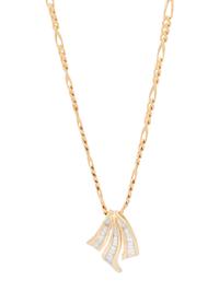 YELLOW GOLD AND DIAMOND PENDANT/NECKLACE