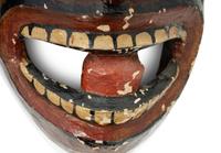 Three Mexican Carved and Polychromed Wood Masks