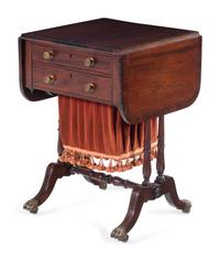A Classical Mahogany Work Table