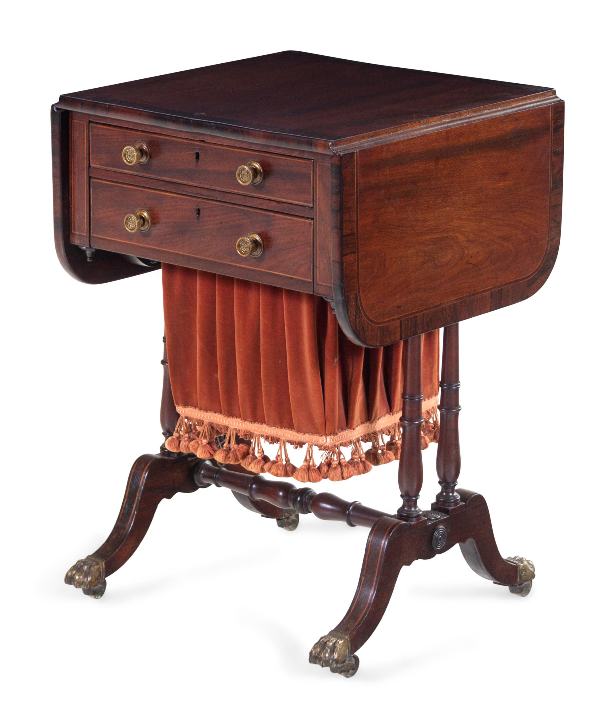 A Classical Mahogany Work Table