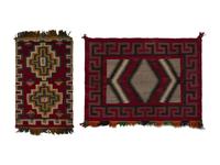 Navajo Germantown Sampler and Sunday Saddle Blanket Weaving / Rugs