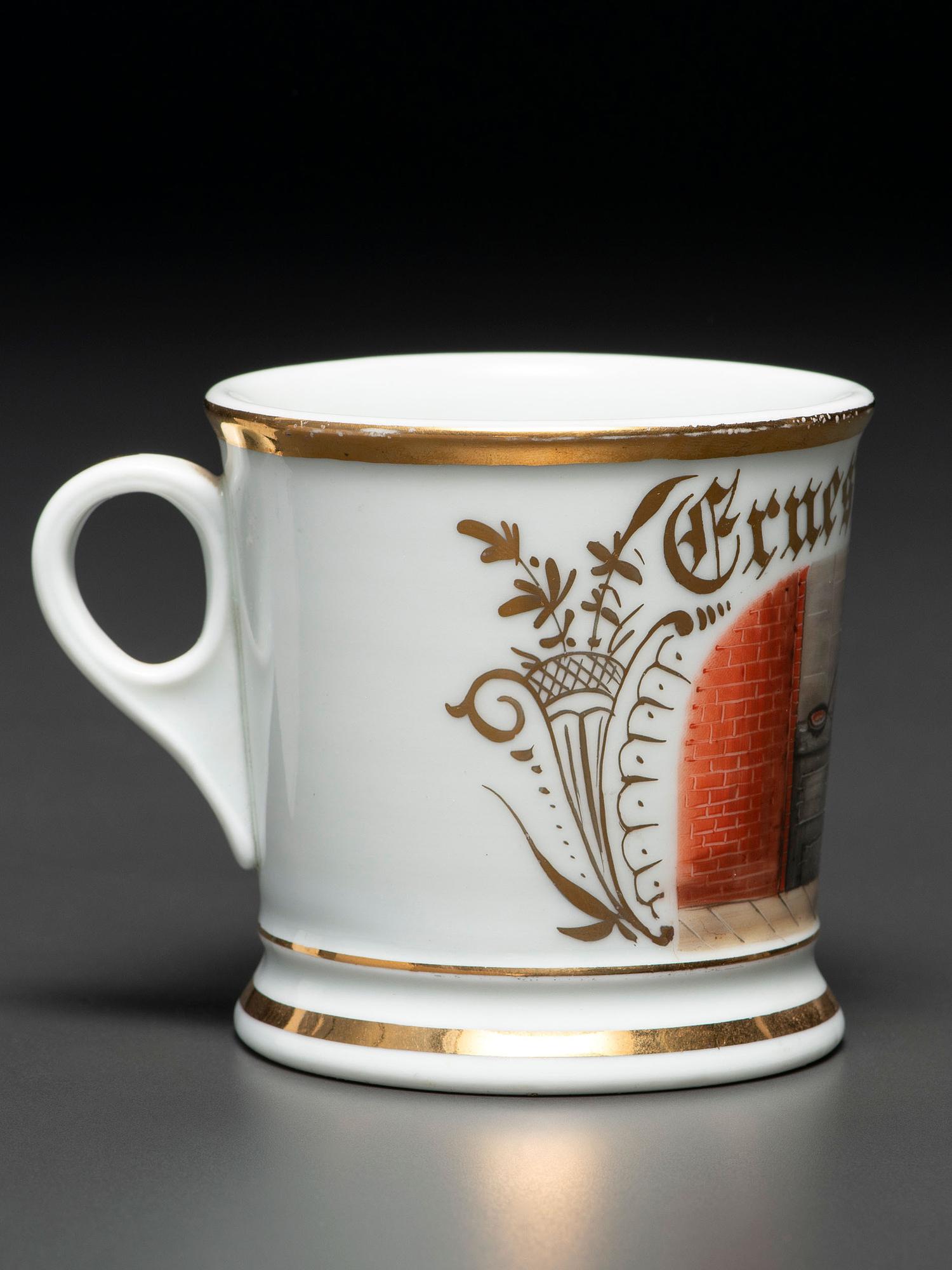 A Chef's Porcelain Occupational Shaving Mug