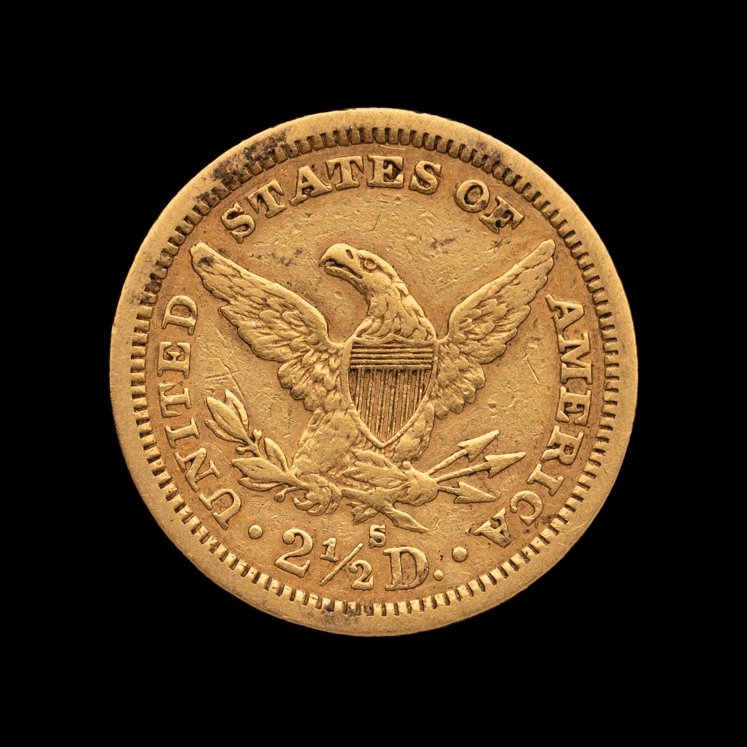 An 1878-S Liberty Head $2.50 Gold Coin