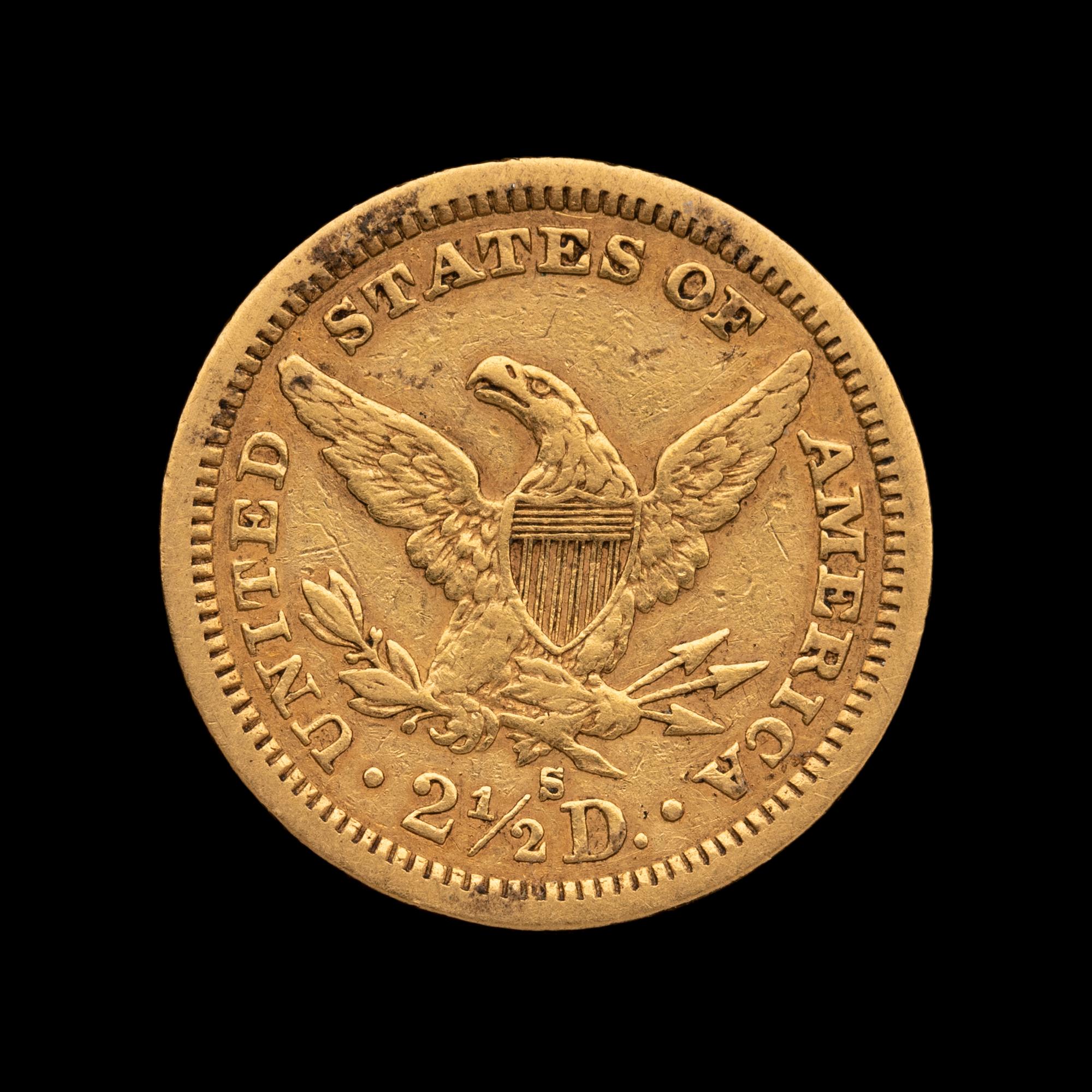 An 1878-S Liberty Head $2.50 Gold Coin