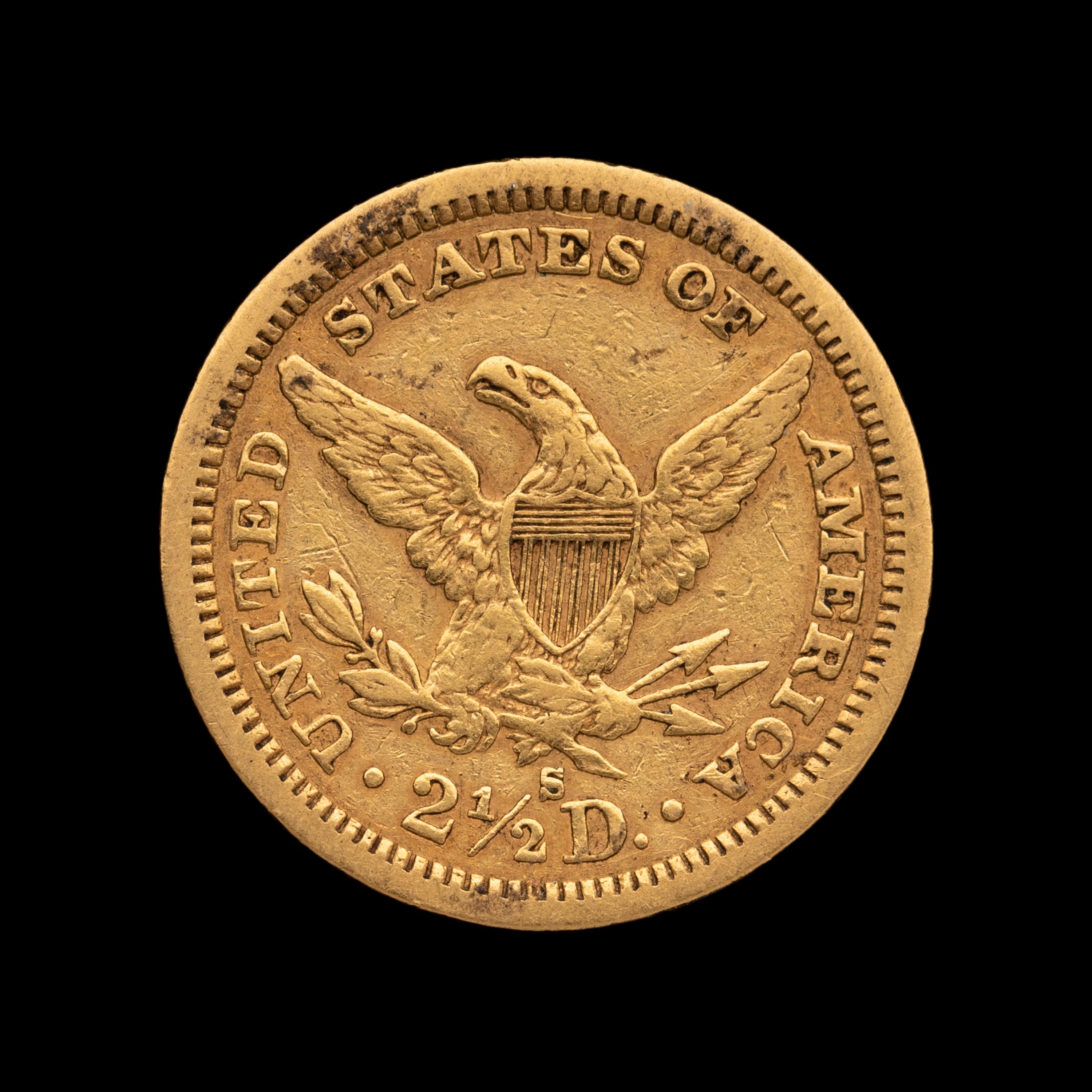 An 1878-S Liberty Head $2.50 Gold Coin