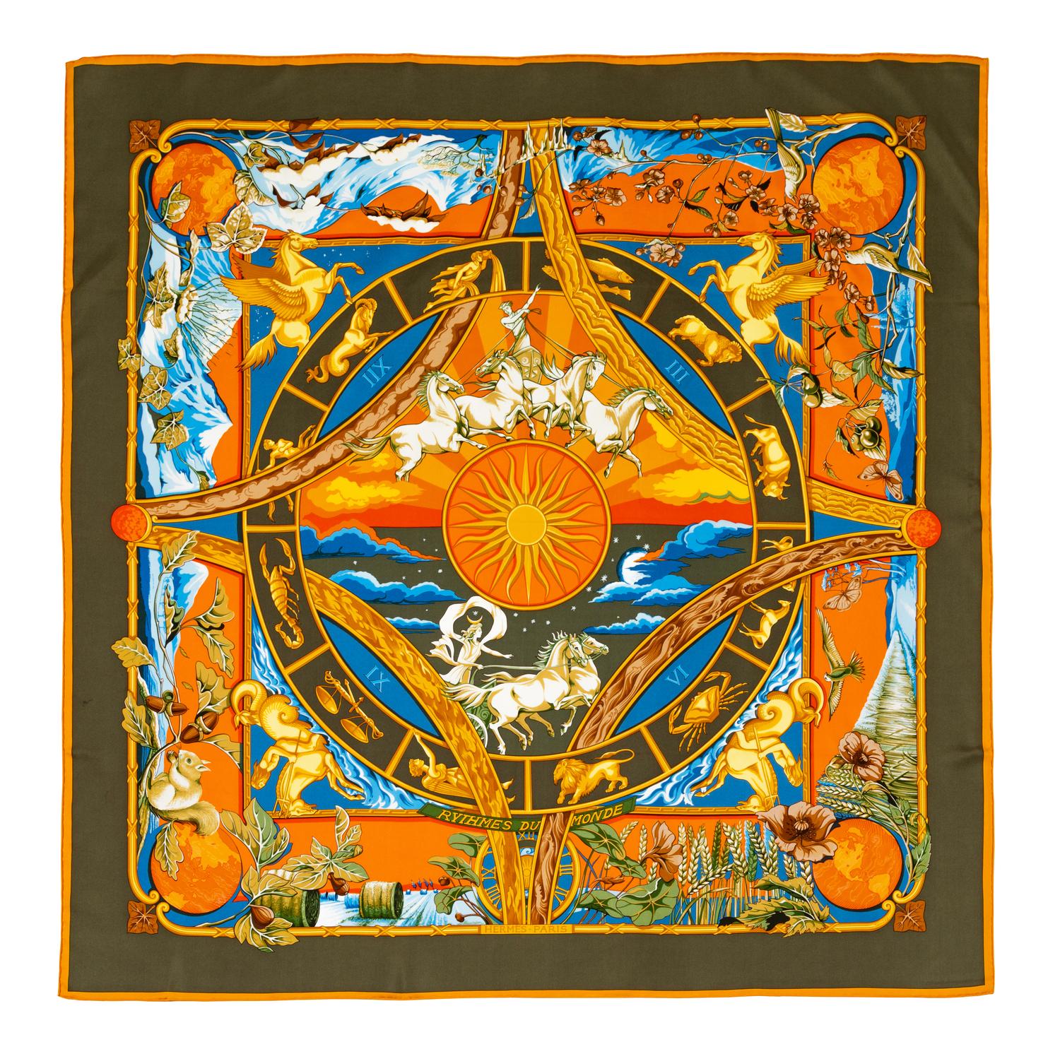 Hermès 90cm Silk Scarf