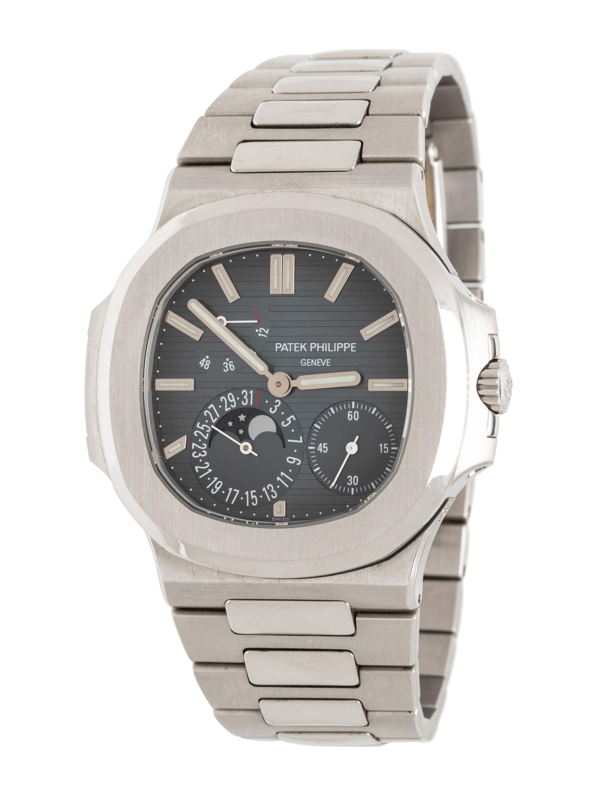 PATEK PHILIPPE, REF. 5712/1A STAINLESS STEEL 'NAUTILUS' WATCH, BOX & PAPERS