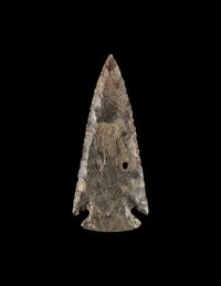 A Native American Flint Projectile Point