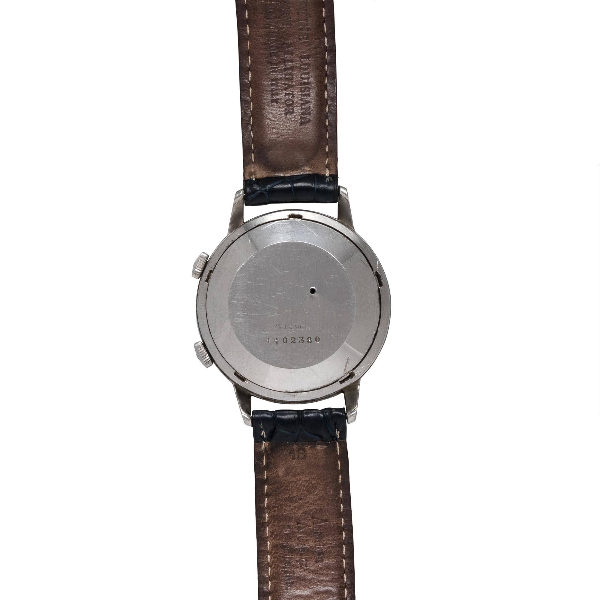 JAEGER-LeCOULTRE, MEMOVOX, STAINLESS STEEL ALARM WRISTWATCH