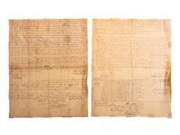 [INDENTURES AND OTHER DOCUMENTS] Lot of 15 Probate, Indentures and other legal documents from America, Scotland and Britain.