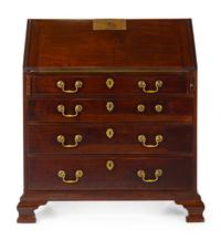 A George III Mahogany Slant-Front Secretary