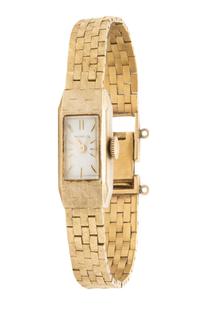 A 14k Yellow Gold Wristwatch, Michele, 12.40 dwts.