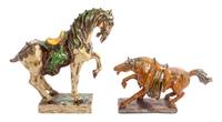 Two Continental Pottery Figures Height of taller 12 inches. — 20TH CENTURY