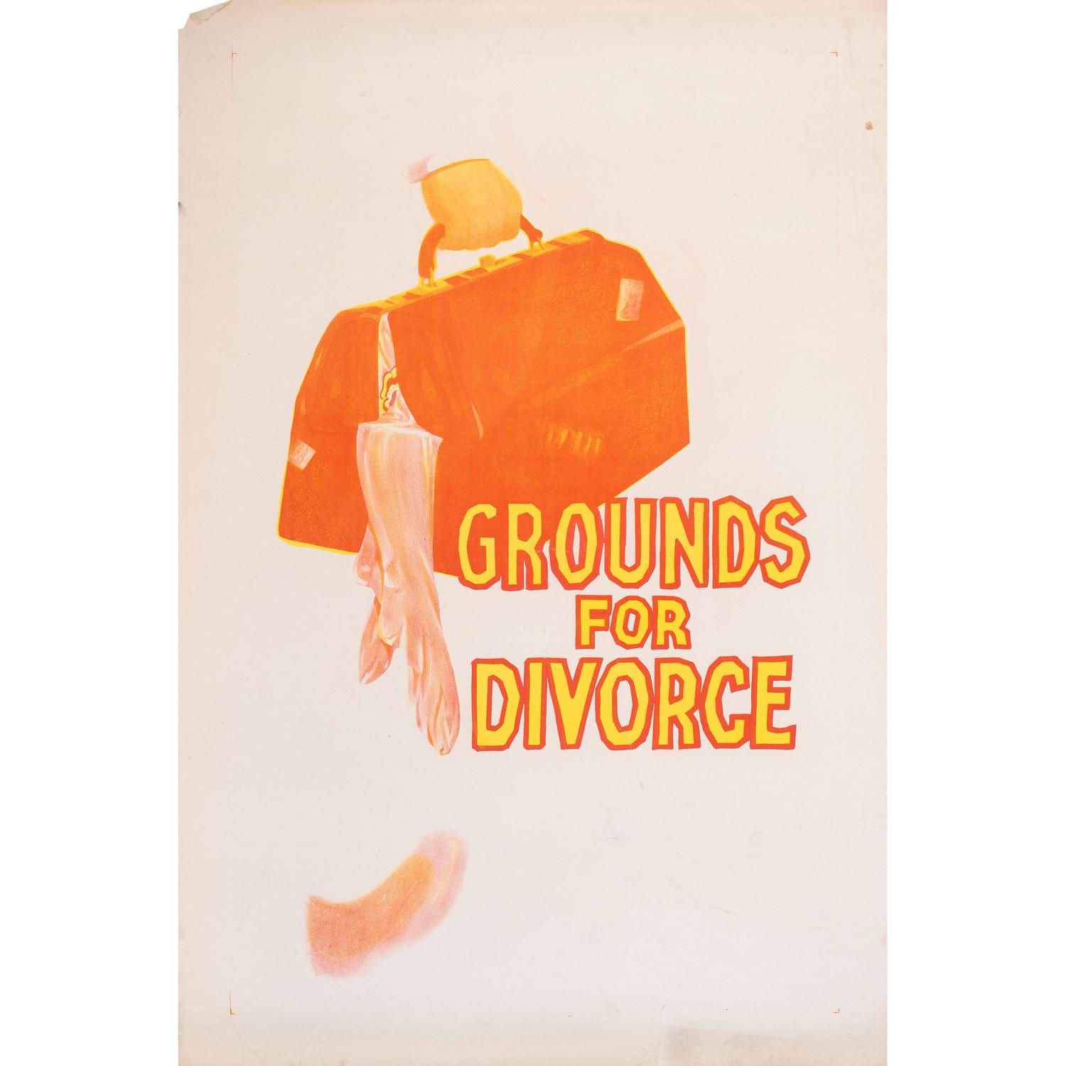 Nine Paramount Pictures "Grounds for Divorce" Film Posters