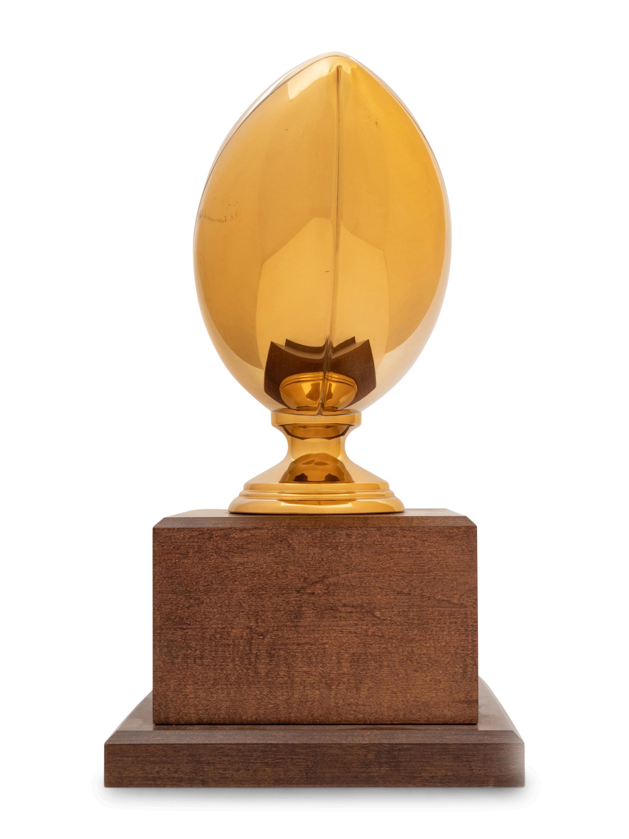 A 1995 National Quarterback Club Lifetime Achievement Trophy Awarded to Mike Ditka Formerly Displayed at Mike Ditka's Restaurant