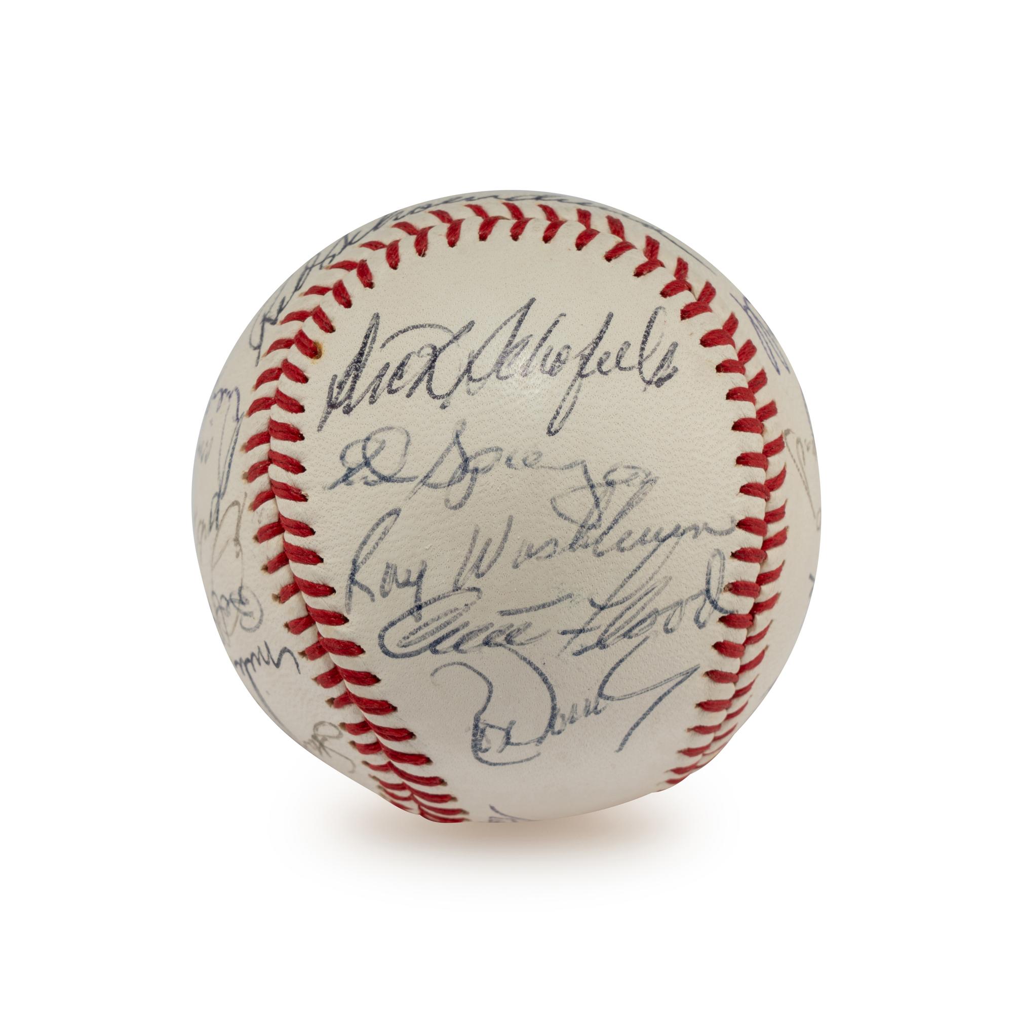 A 1968 St. Louis Cardinals Team Signed Autograph Baseball