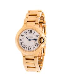 CARTIER, 18K YELLOW GOLD 'BALLON BLEU' WRISTWATCH