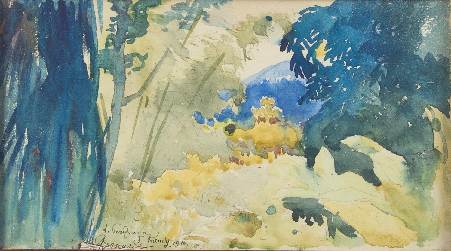 View of the Peradinya Botanical Garden in Kandy, Sri Lanka , 1910
