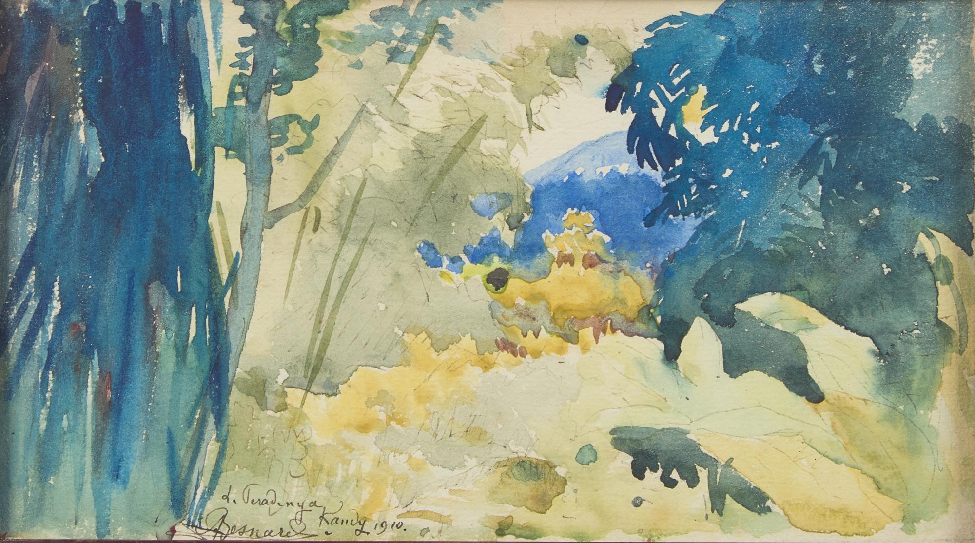 View of the Peradinya Botanical Garden in Kandy, Sri Lanka , 1910