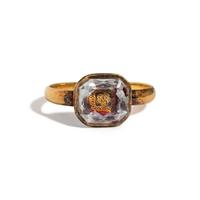 A Georgian Stuart Crystal Finger Ring