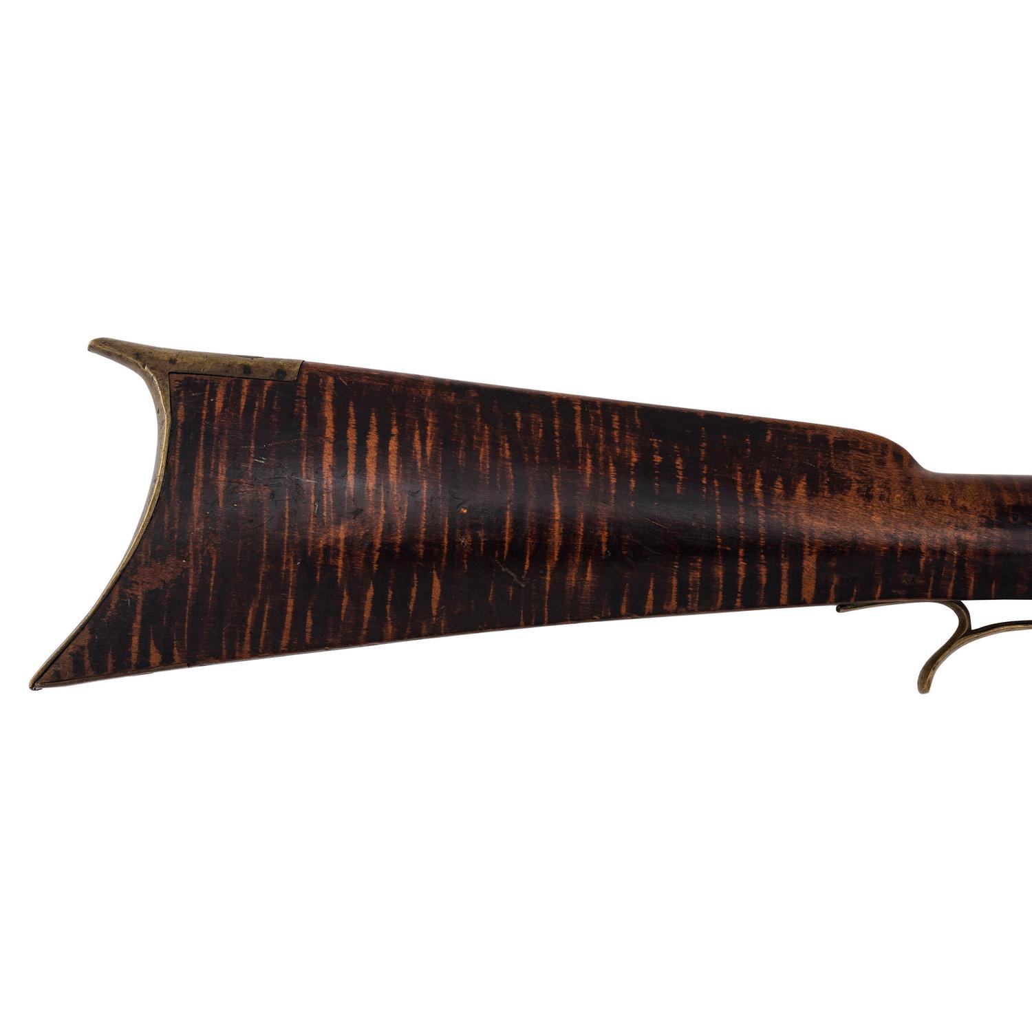 Half Stock Percussion Rifle by Henry Leman