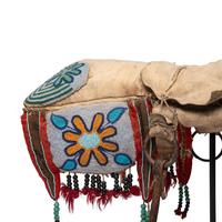 Cree Beaded Hide Pad Saddle