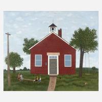 Doris Emrick Lee (American, 1905-1983) Country Schoolhouse