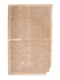 [SLAVERY & ABOLITION]. Charleston Courier. Vol. 2, No. 128. Charleston, SC: A.S. Willington, 31 May 1804.