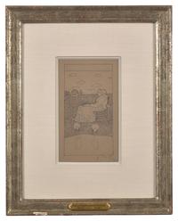 Sitzende Alte mit zwei Gänsen (Seated Old Woman with Two Geese) , circa 1899-1900