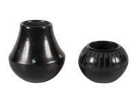 Blackware Pottery Jars