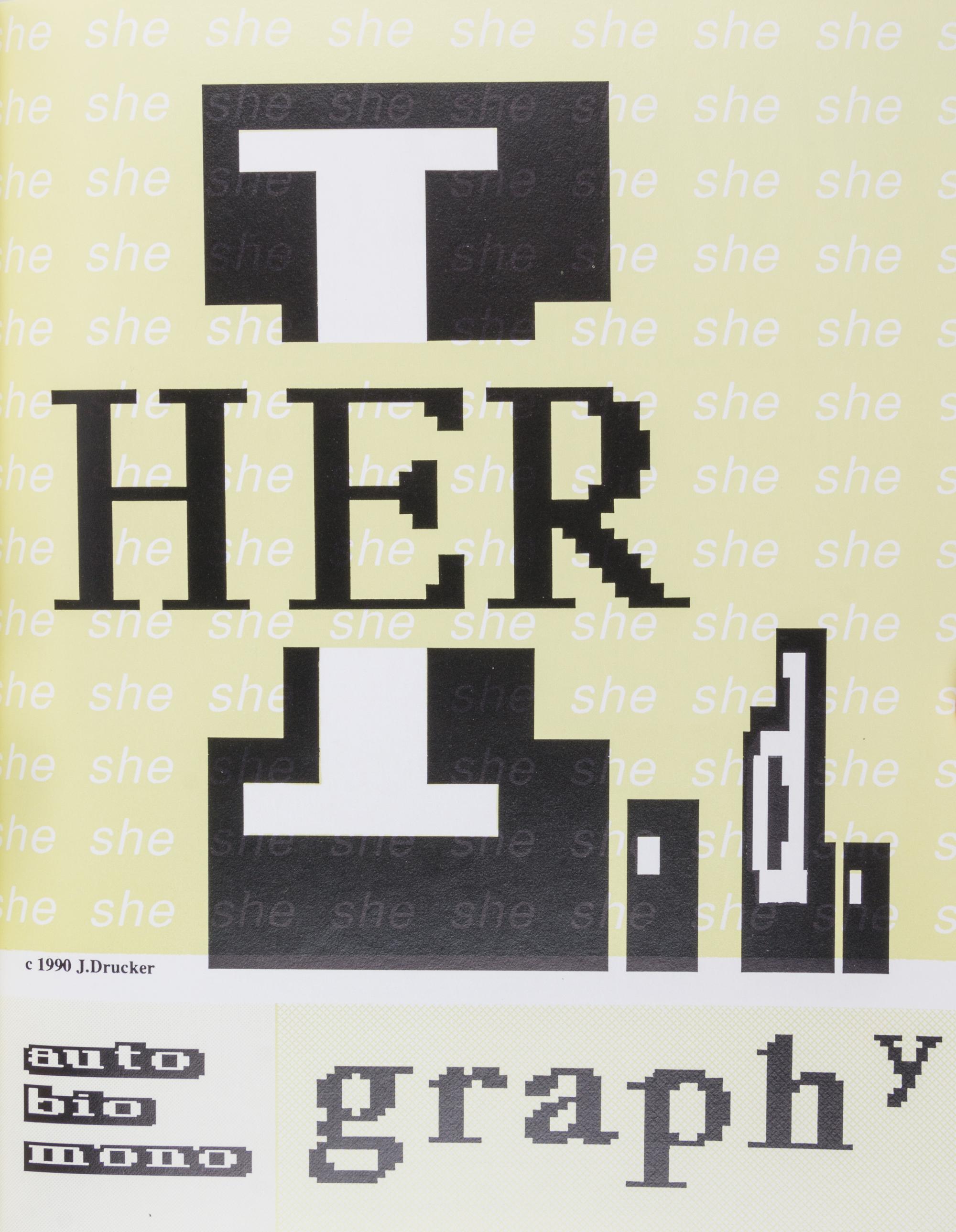 DRUCKER, JOHANNA A group of 4 works.