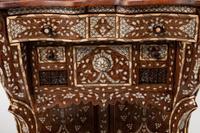 A Syrian Pewter and Mother-of-Pearl-Inlaid Console