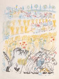 [Puss in Boots] [Fischer, Hans] Perrault, Charles. Le Chat Botte