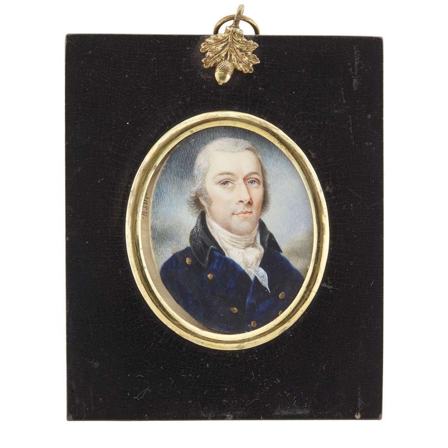 English School 19th century Portrait miniature of Joseph Smith, circa 1837