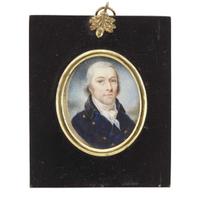 English School 19th century Portrait miniature of Joseph Smith, circa 1837
