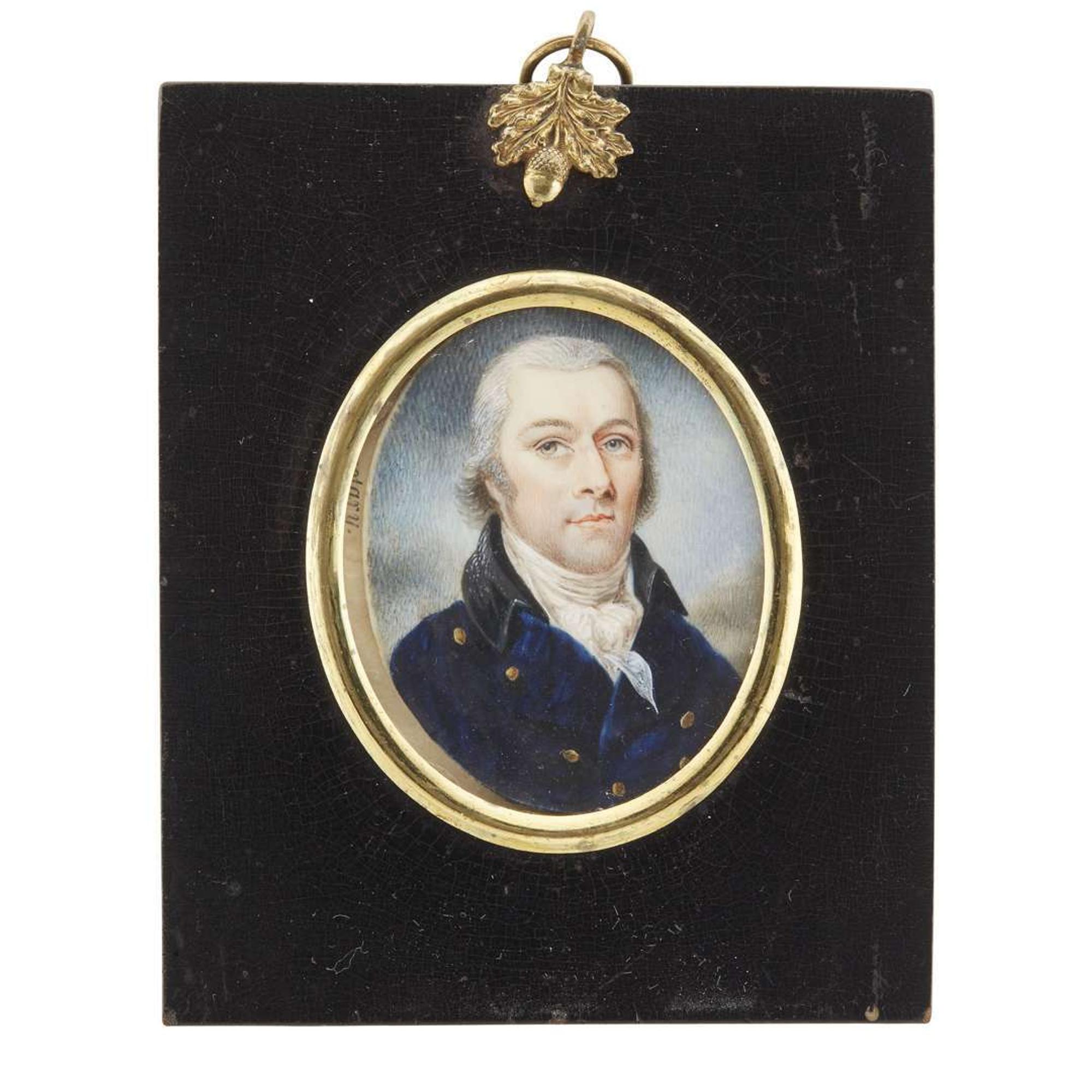 English School 19th century Portrait miniature of Joseph Smith, circa 1837