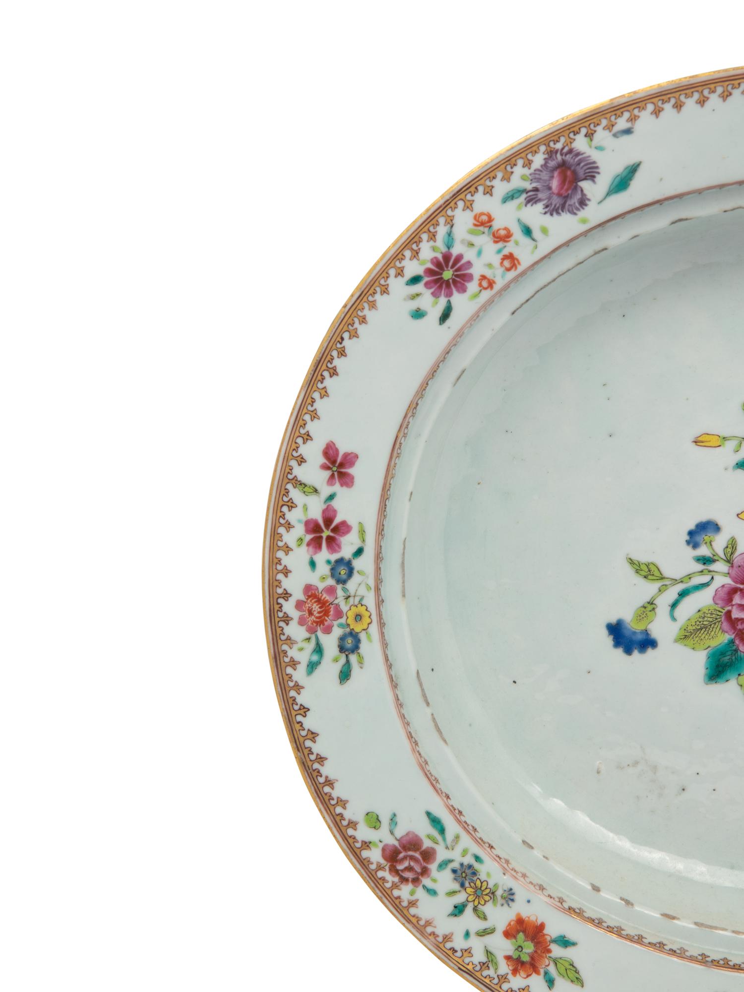 A Chinese Export Porcelain Platter