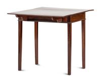 A Federal Style Mahogany and Burlwood Veneered Pembroke Table