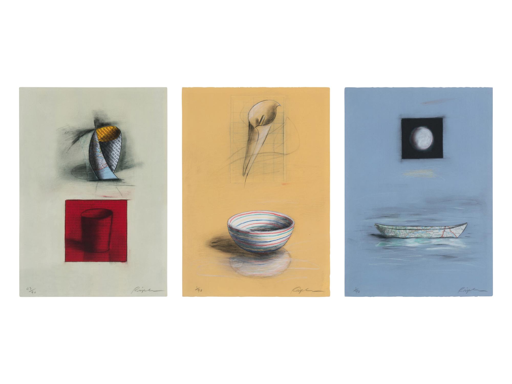 Untitled - A Group of Three Prints