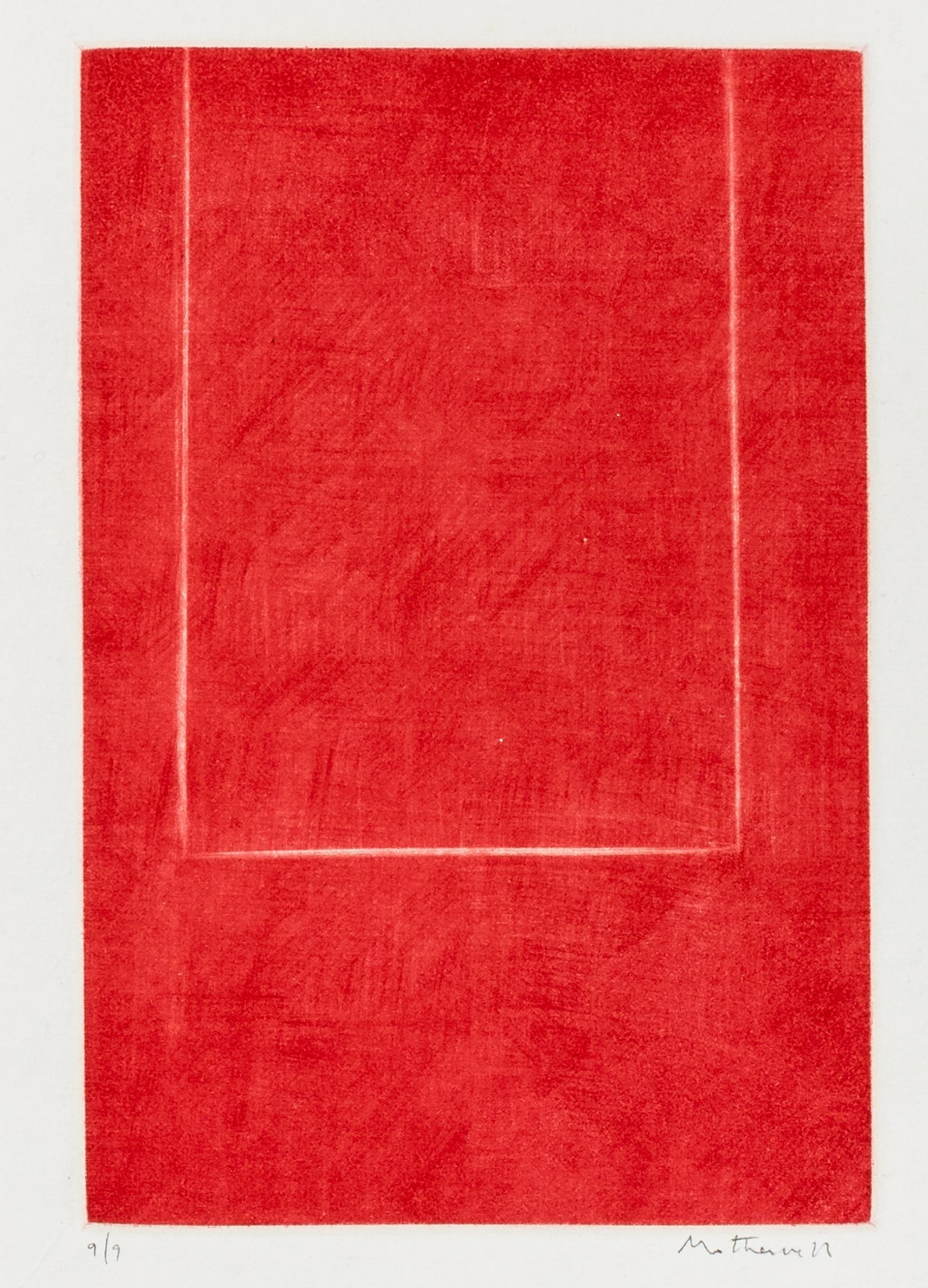 Mezzotint in Crimson , 1969