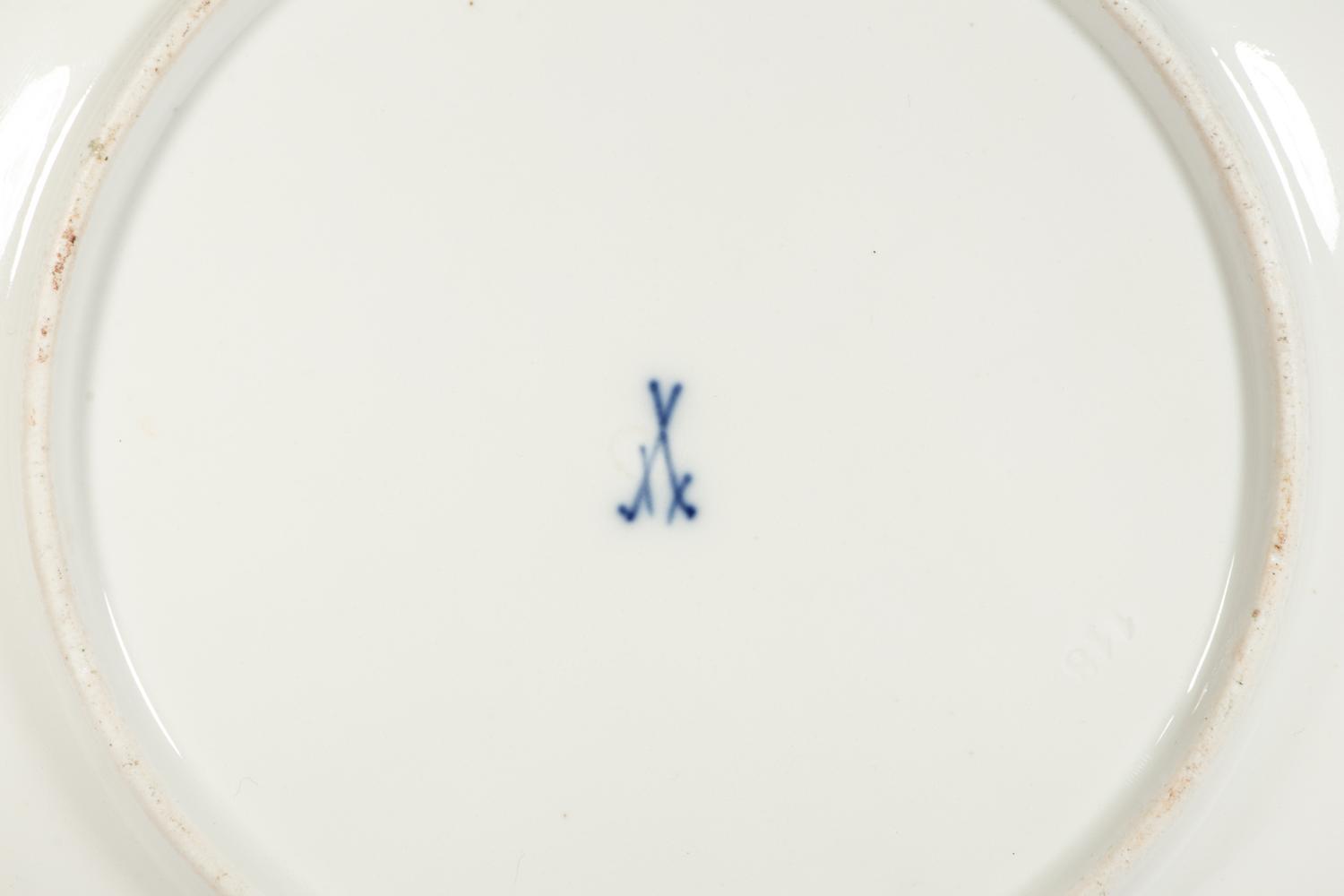 A Pair of Meissen Porcelain Plates