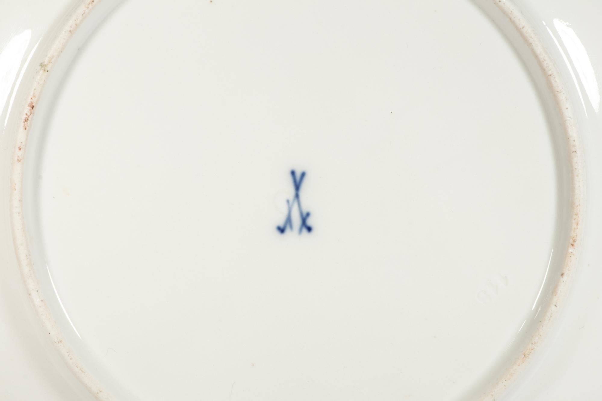 A Pair of Meissen Porcelain Plates