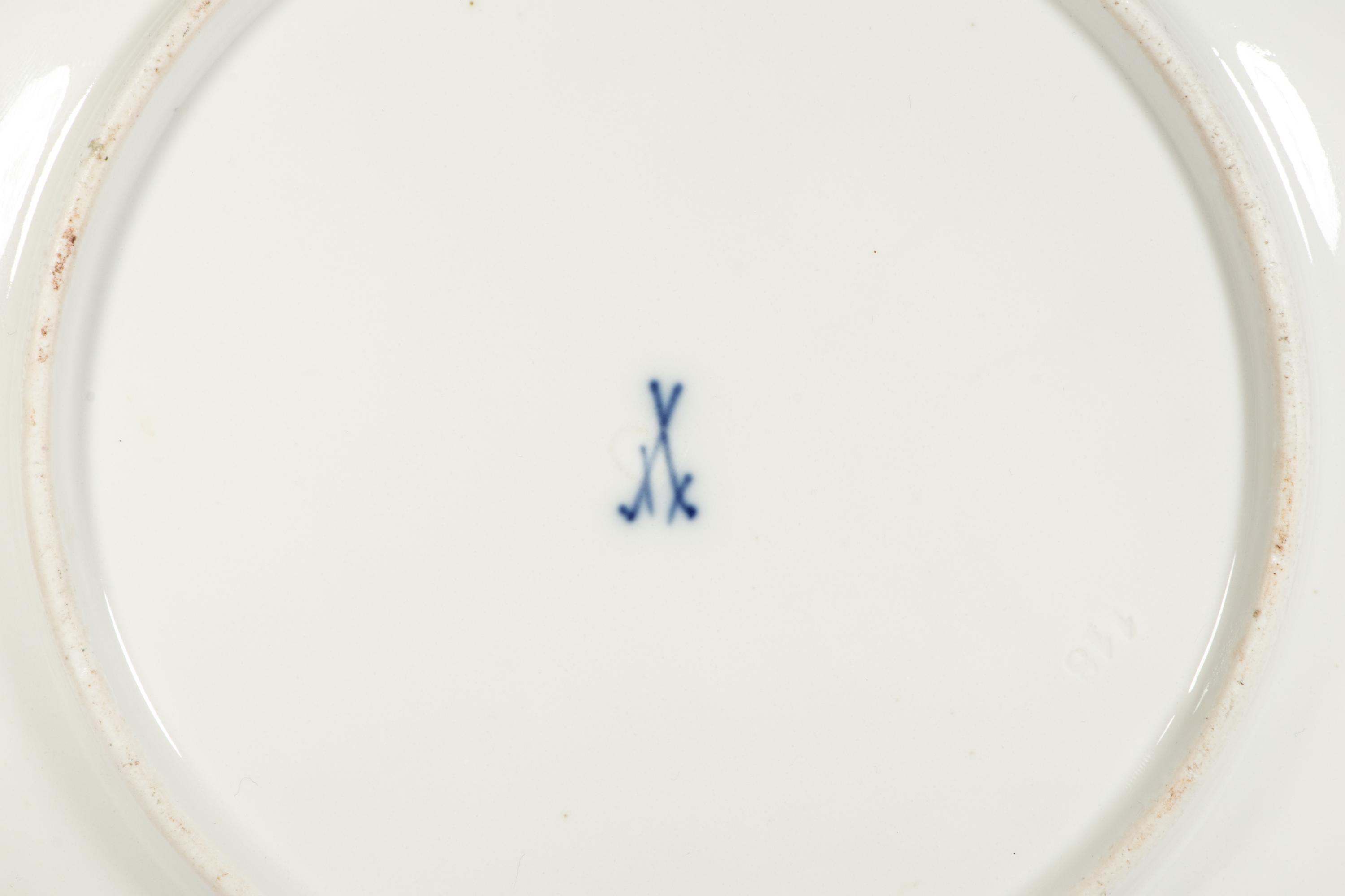 A Pair of Meissen Porcelain Plates