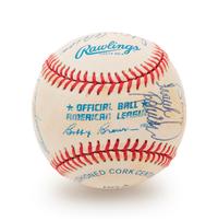 A 1980s 500 Home Run Club Signed Autograph Baseball Featuring 11 Autographs (PSA Authentic)