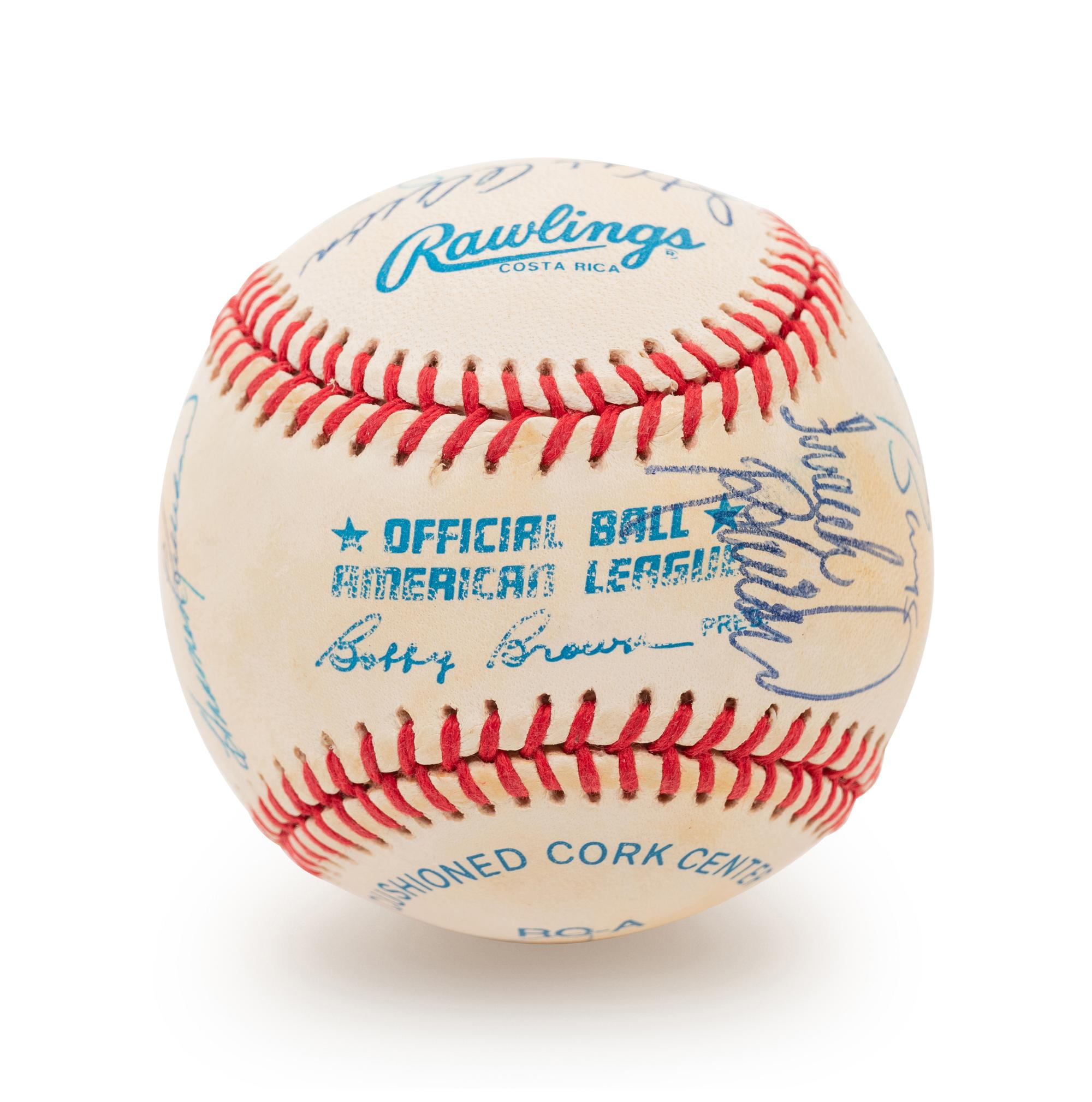 A 1980s 500 Home Run Club Signed Autograph Baseball Featuring 11 Autographs (PSA Authentic)
