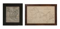 [NORTH AMERICA] Two Maps Featuring the United States and Associated Bodies of Water.