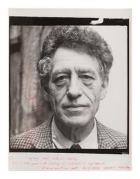 Herbert Matter (1907–1984) Giacometti (triptych), nd